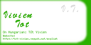 vivien tot business card